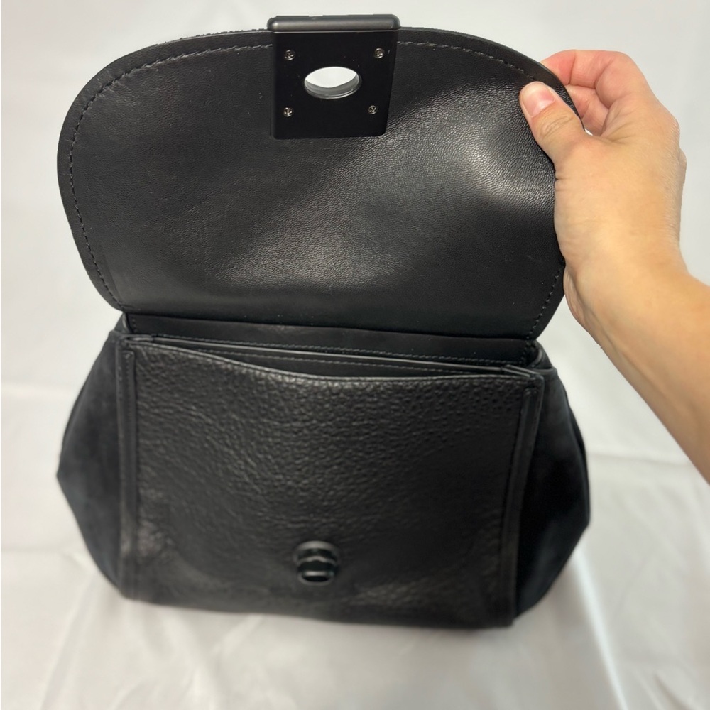 Coach Black Leather Satchel - Picture 8 of 9